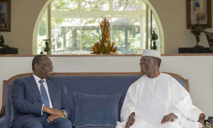 Alassane Ouattara S'Est Entretenu Avec Macky Sall À Abidjan | Apanews - Agence De Presse Africaine